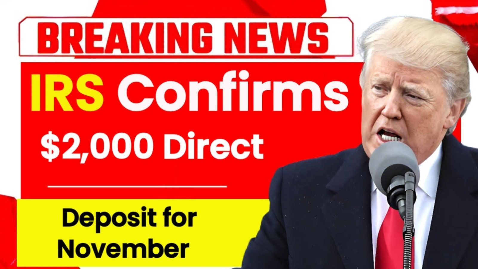 IRS Announces $2000 Direct Deposit November 2025: Eligibility, Payment Dates & How to Get Yours